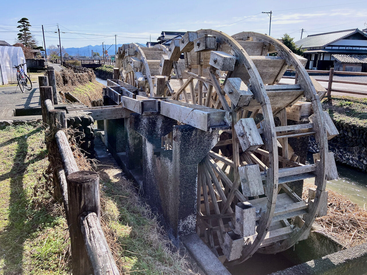 E Bikeポタリング 朝倉の三連水車 すきまをつくろう E Bikeポタリング 朝倉の三連水車 すきまをつくろう