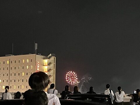 甘木川花火大会22 すきまをつくろう