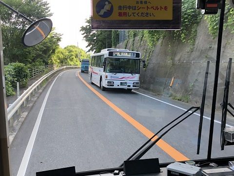 朝から八木山峠に迂回運行 すきまをつくろう