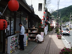 高遠の商店街