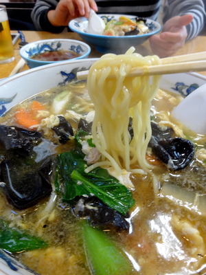 きくらげ麺＠中華そば 蓬莱軒