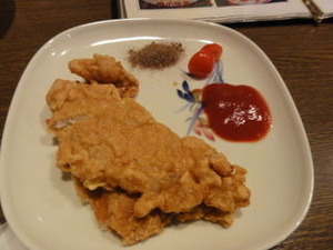 四川や 豚ロースの唐揚げ