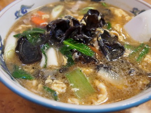 きくらげ麺＠中華そば 蓬莱軒