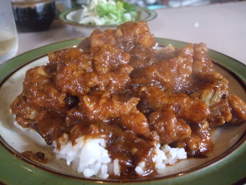 ゴッホ　「肉いっぱい（チキン）のカリー」