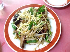 ニラレバー炒め