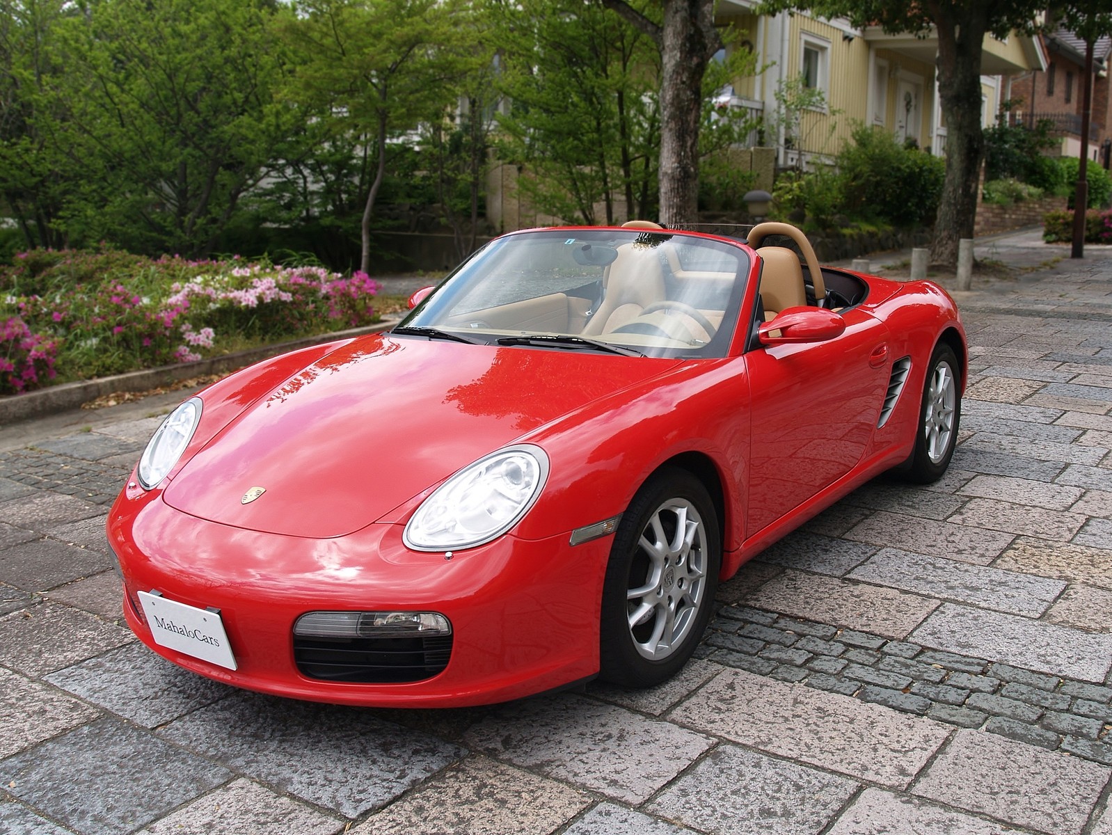 真っ赤なポルシェ ボクスター MahaloCarsマハロカーズ日記 真っ赤なポルシェ ボクスター MahaloCarsマハロカーズ日記