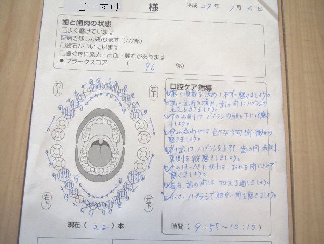 ごーすけ 歯科検診 転勤家庭の育児生活記 ごーすけ 歯科検診 転勤家庭の育児生活記