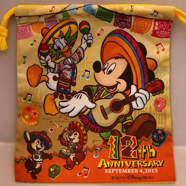 東京ディズニーシー12周年記念グッズ 巾着 Maihama1のblog