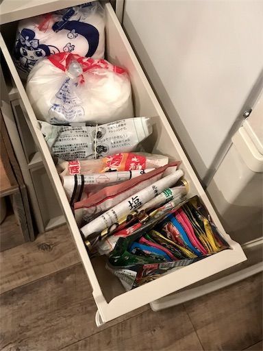 キッチン収納　収納のその後　収納アイディア　定点観測