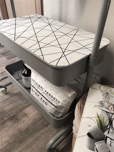 山善 バスケットトローリーハンガー ワゴン