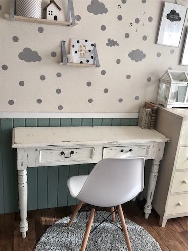 ニトリ　女の子部屋　ウォールステッカー　海外インテリア