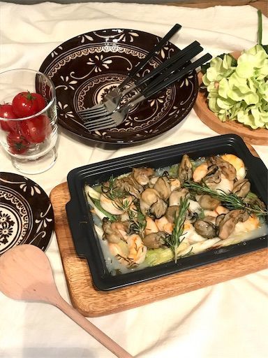 ハンプティーダンプティー　花三島　グリルプレート　時短料理