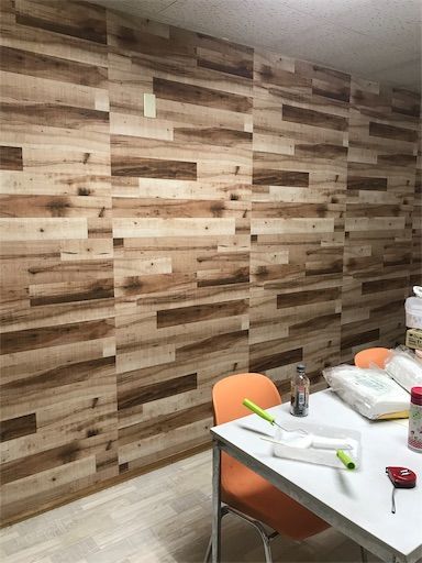 休憩室diy 壁紙だけで西海岸テイストに Maikostyle Powered By ライブドアブログ