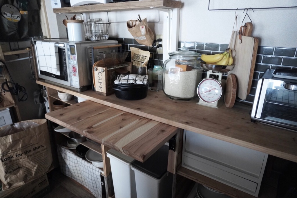賃貸diy 狭いキッチンに タッチポン で折りたたみテーブルを作ったら超快適に Maikostyle Powered By ライブドアブログ 賃貸diy 狭いキッチンに タッチポン で折りたたみテーブルを作ったら超快適に Maikostyle Powered By ライブドアブログ