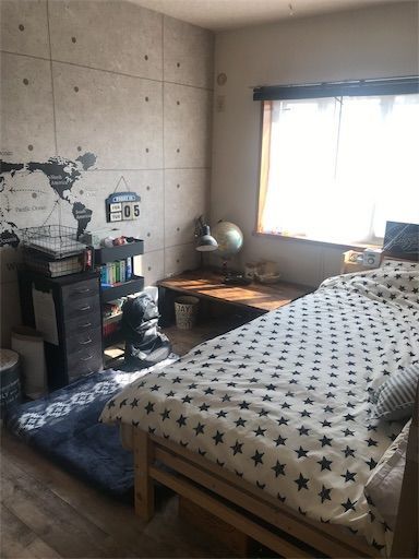 縦長の部屋の使い方 息子の部屋 ベッドの向き編 Maikostyle Powered By ライブドアブログ