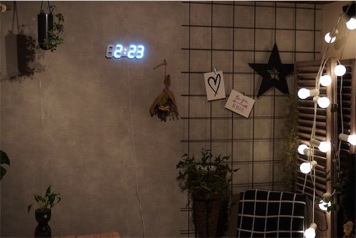 デジタル時計 壁掛け時計 時計 LED時計 オシャレ時計