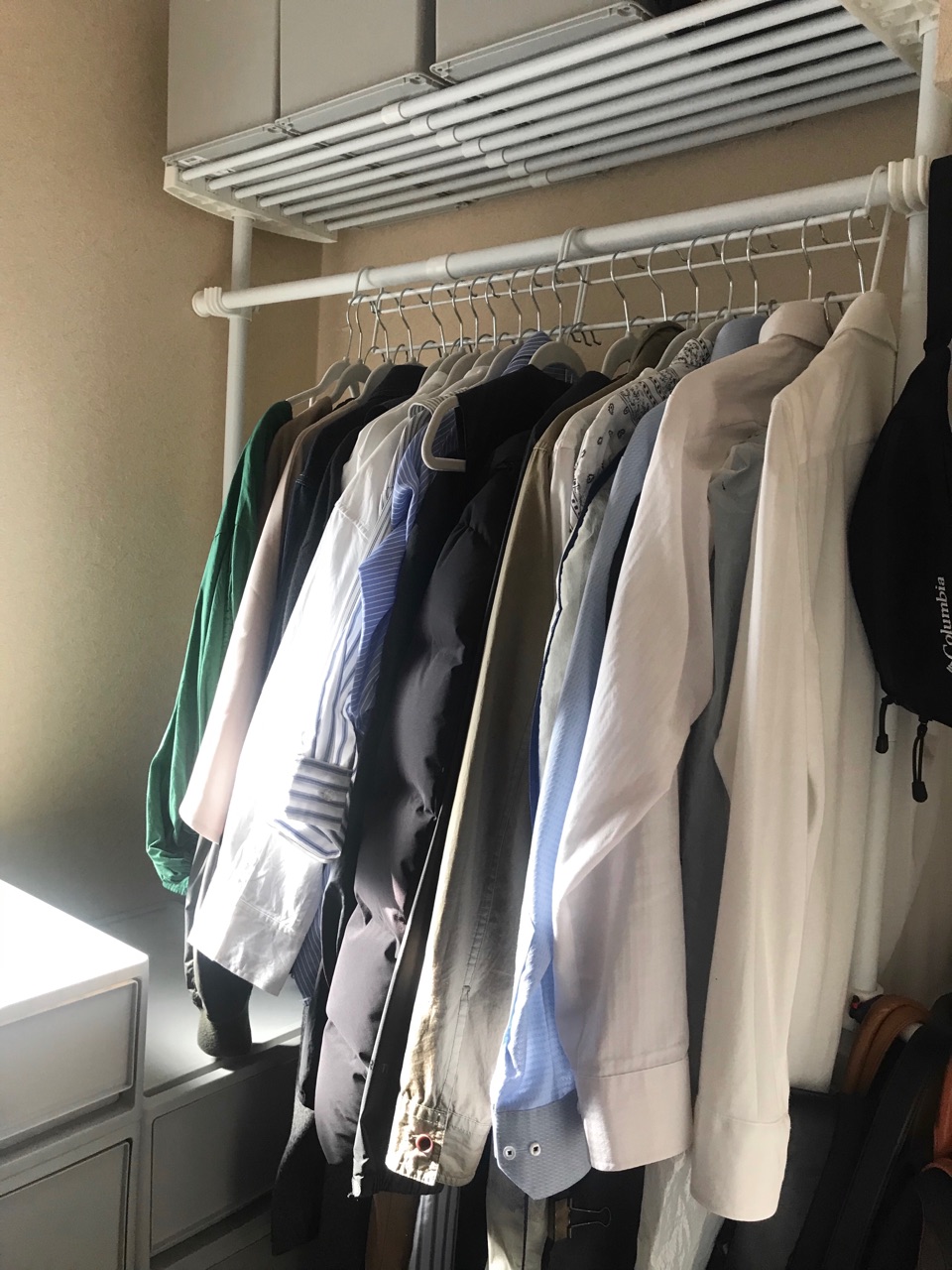 狭いクローゼットに衣類収納アップハンガーで収納力up Maikostyle Powered By ライブドアブログ