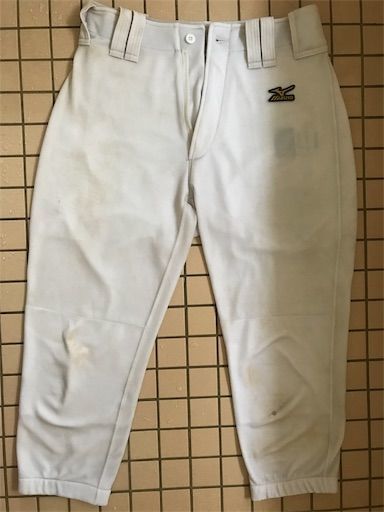 野球　ユニフォーム　泥汚れ　汚れ落とし　純石鹸