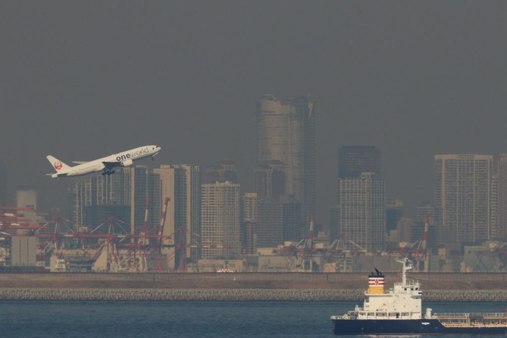 RJTT】海ほたるから撮ってみました(2019/01/23) : 週一、名古屋BASE