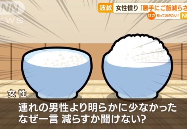 【賛否】女性「男性と定食屋に行ったら私だけ無言でご飯を減らされた。なぜ一言、減らすか聞けないの？」