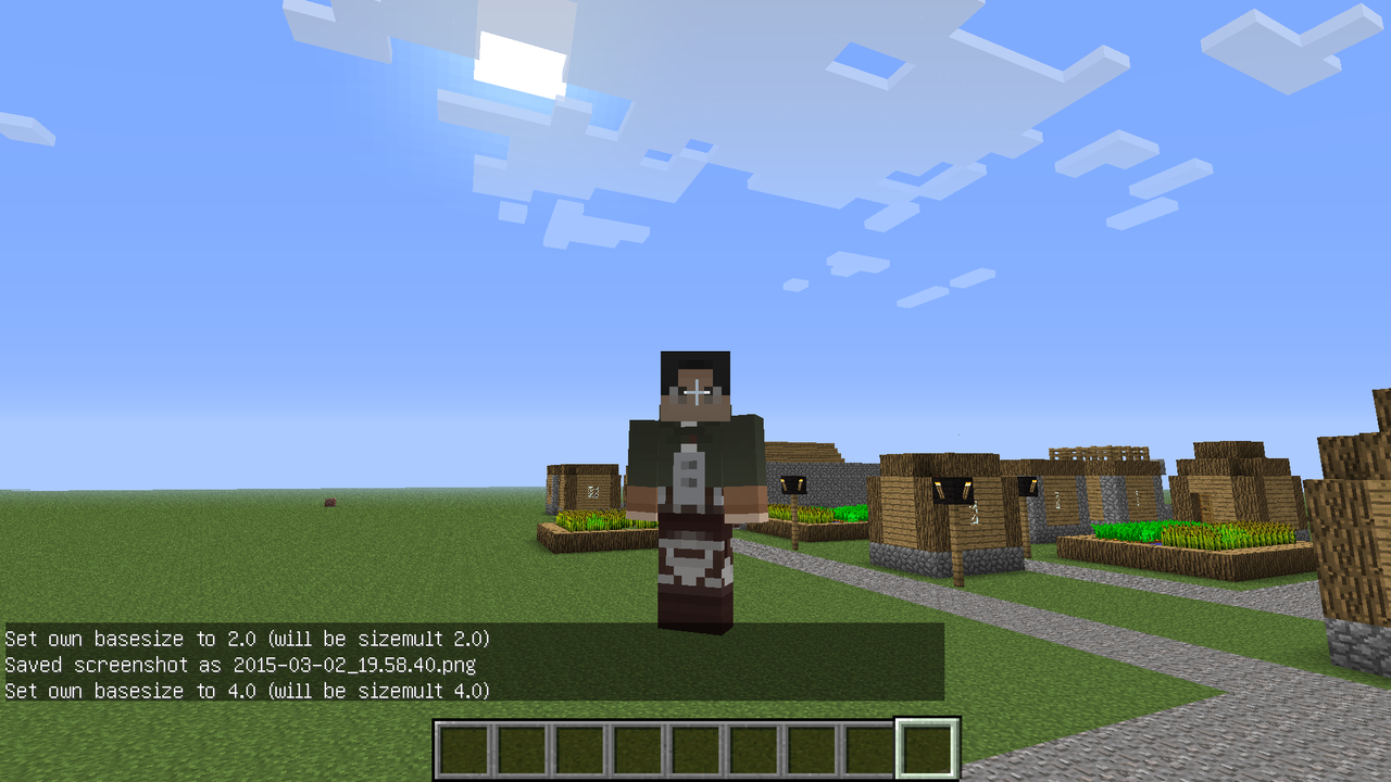 Mod紹介 マルチがもっと楽しくなる ガリバーmod 進撃のマイクラ Mod紹介 マルチがもっと楽しくなる ガリバーmod 進撃のマイクラ