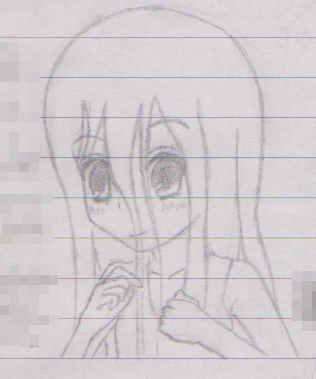 前髪が長い 下ろしている