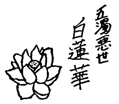 五濁悪世　白蓮華