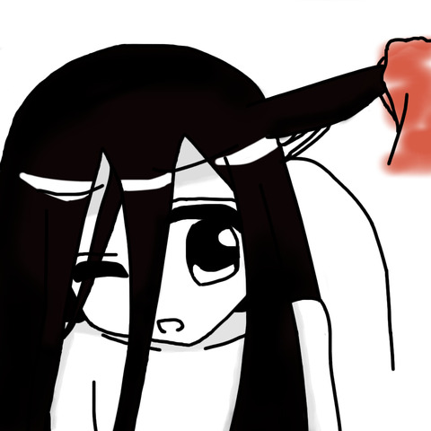 前髪 長い 黒髪ロング いじめ
