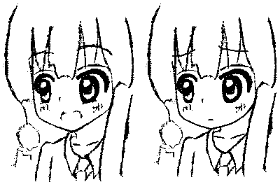 ロリ 萌え 顔 線画