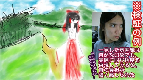 二次元 三次元 検証