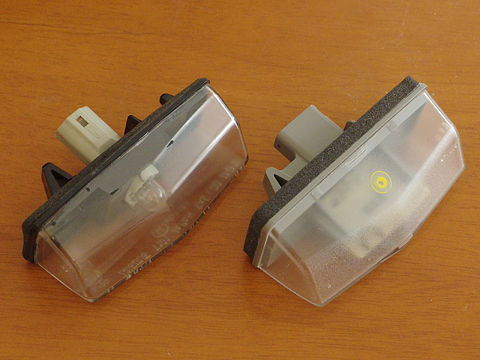 ナンバー灯のled化 Ct0h純正流用 毎日乗用