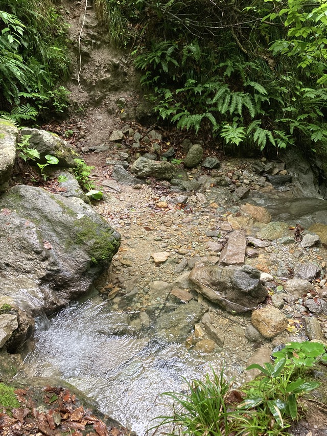 18沢を渡る