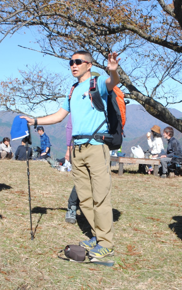 大野山山頂で