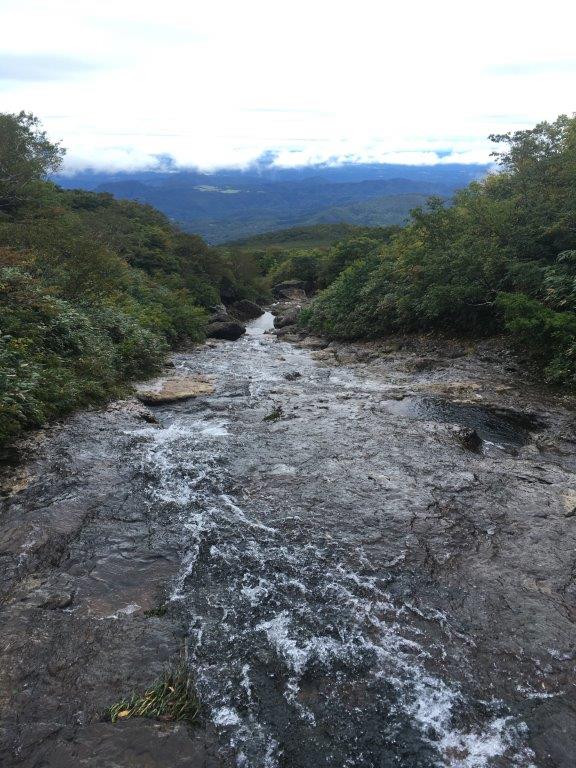 東栗駒山コースの沢