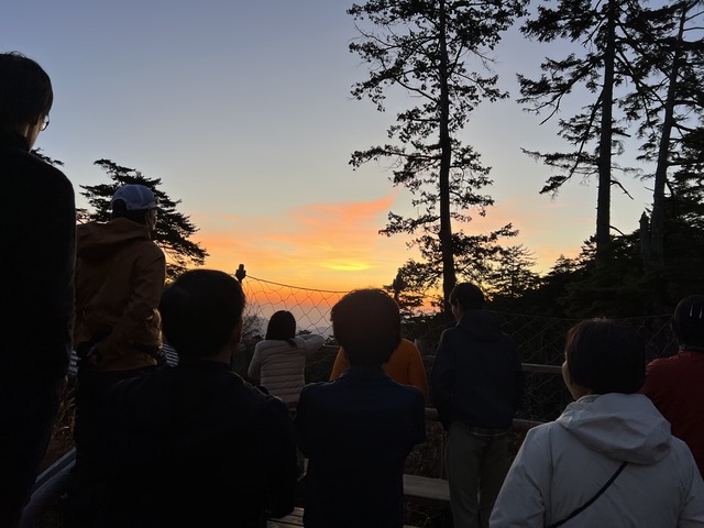 ⑫朝焼け