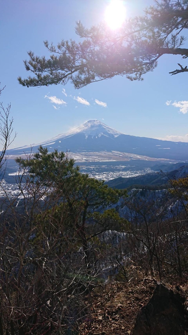 ⑪展望地から富士山