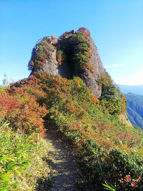 9明日登る摩利支岳