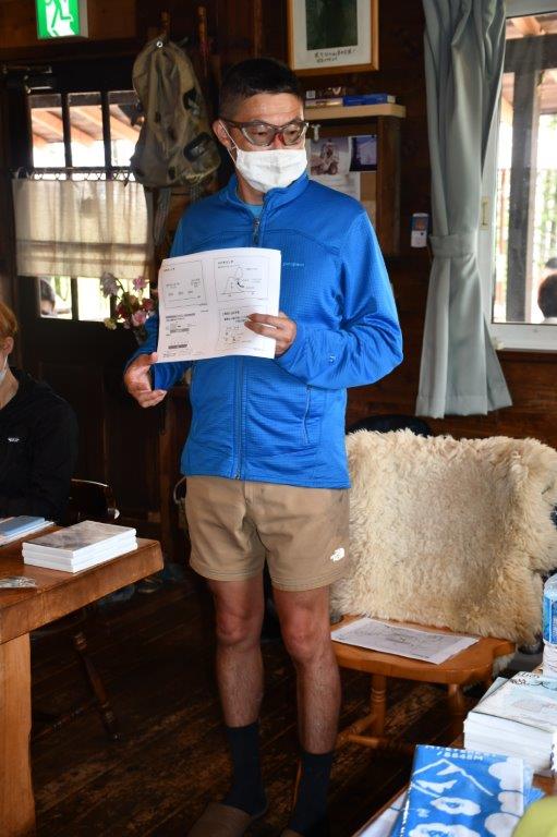 DSC_6986山の気象について講義をする猪熊隆之さん