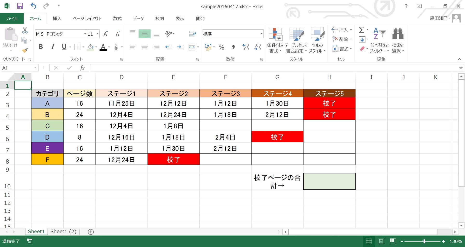 相談 進捗具合がバラバラの進捗管理表を管理する まじめになっちゃだめだ