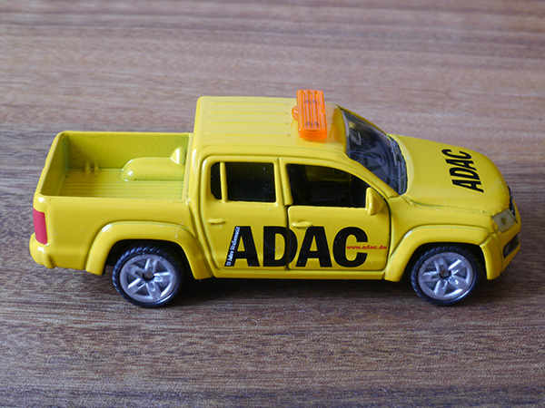 1/55 Siku(ジク)　 ADAC(ドイツ自動車連盟)車積載車＋乗用車 ドイツ ジク（siku） リサイクル品回収トラック 2920 Recycling