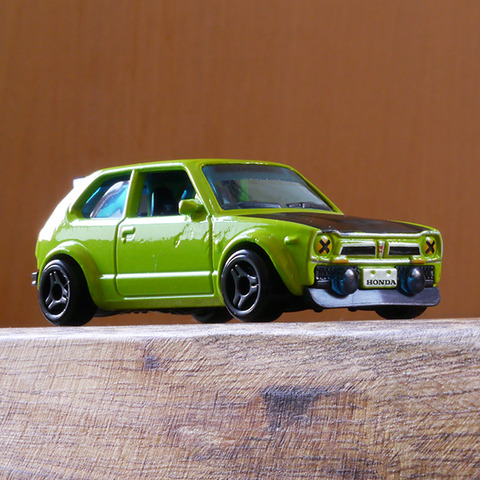 ホットウィール '73 ホンダ シビック カスタム : ミニカーのレビュー