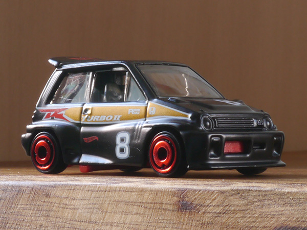 ホットウィール '85ホンダ・シティ・ターボII : ミニカーの