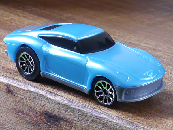 バタット Driven プルバックカー Wh1125z 水色の車 ミニカーのレビューブログ2