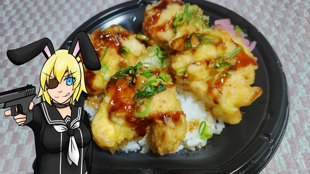 【国産鶏むね肉の鶏天丼】新鮮市場マルエイ【グルメレビュー・口コミ】 : ノーラ少佐の御食事日記