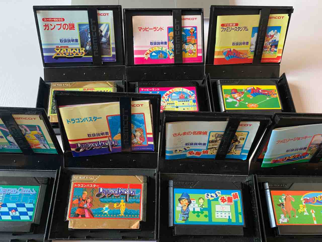 ナムコ ファミコンハードケースを“ほぼ”コンプ!合計金額は○万 ナムコ ファミコンハードケースを“ほぼ”コンプ!合計金額は○万