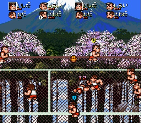 Kunio-kun no Dodge Ball Da yo Zenin Shuugou! (Japan)-1