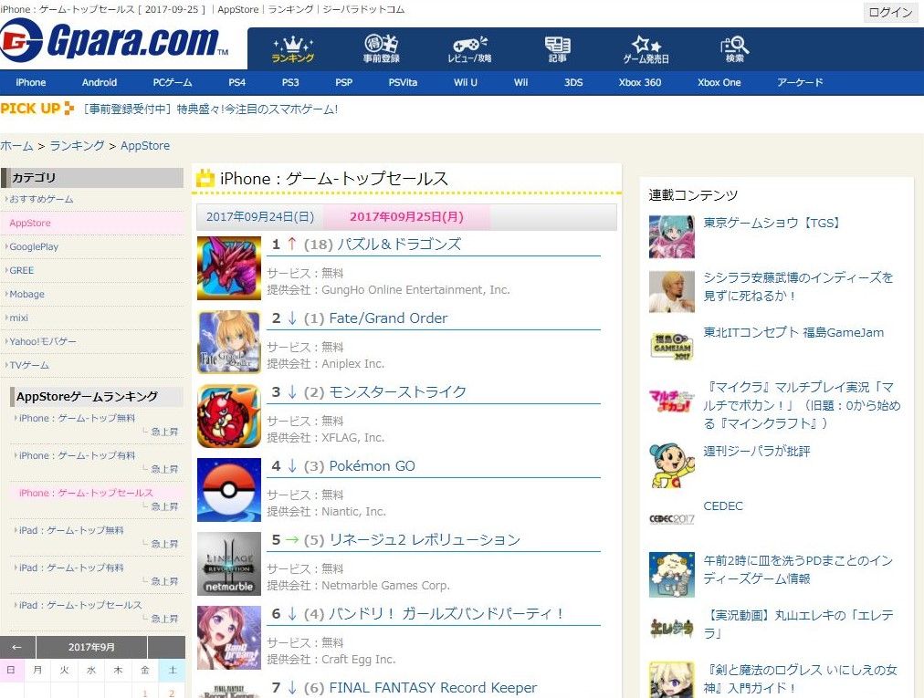 Ios11で消えたトップセールスランキングを見られる超便利なサイトをご紹介するぞ 犬とolの雑談 もゲつぶ 元ゲーム情報サイト編集者のつぶやき