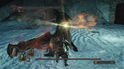 ダークソウル2 煙の騎士との死闘 本当に勝てるのかコレ 筋力99です Dlc第2弾 鉄の古王の冠 エリアを攻略だ プレイ日記 もゲつぶ 元ゲーム情報サイト編集者のつぶやき