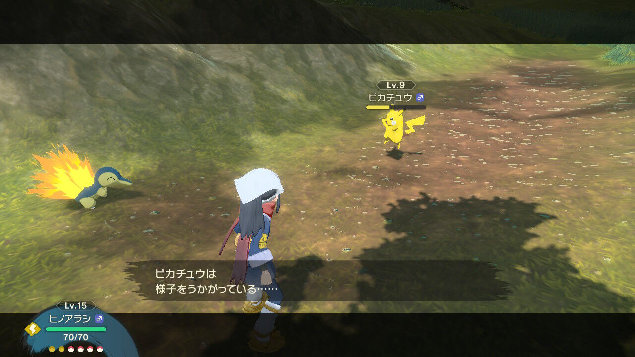 ポケモン レジェンズ アルセウス キングと対決 ライドポケモンが便利 バクフーンの ヒスイのすがた も プレイ日記02 もゲつぶ 元ゲーム情報サイト編集者のつぶやき
