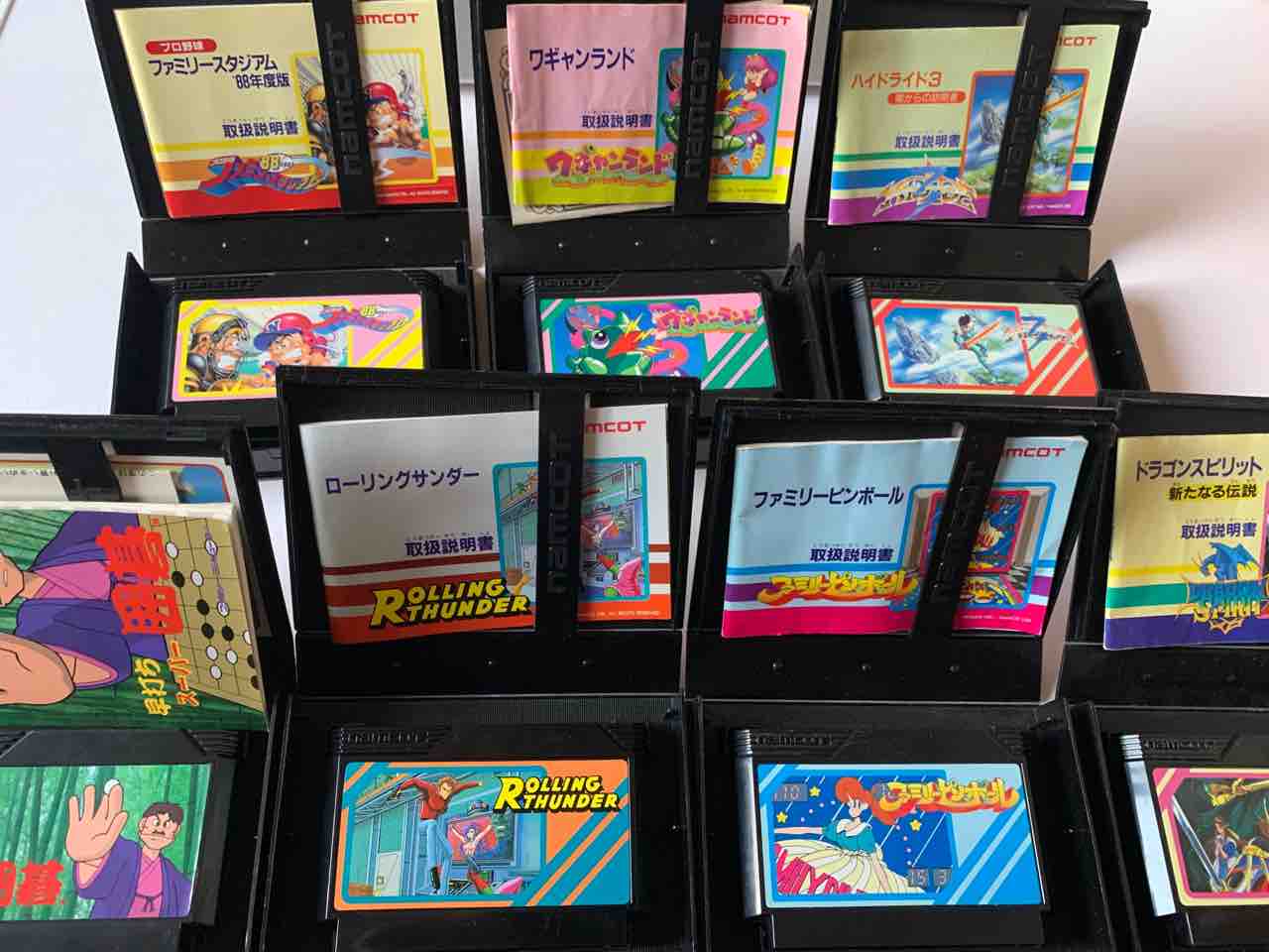 ナムコ ファミコンハードケースを“ほぼ”コンプ！合計金額は○万
